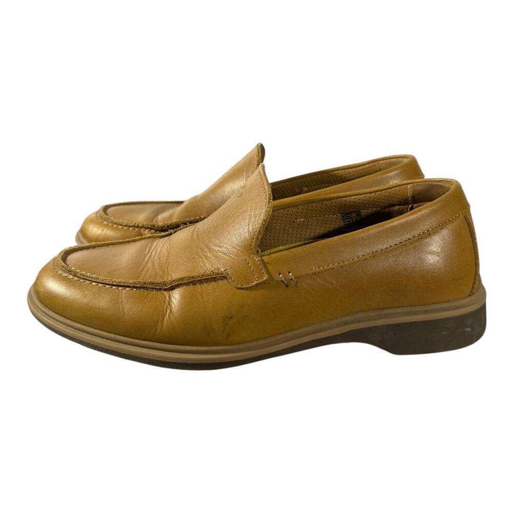 AmberJack Men’s The Loafer Slip On Leather Shoes Brown 7 Made In Portugal - Picture 5 of 9